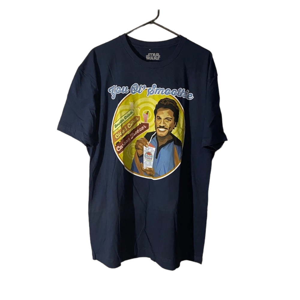 Star Wars Lando You Ol’ Smoothie Navy Graphic T-Shirt Men’s XL